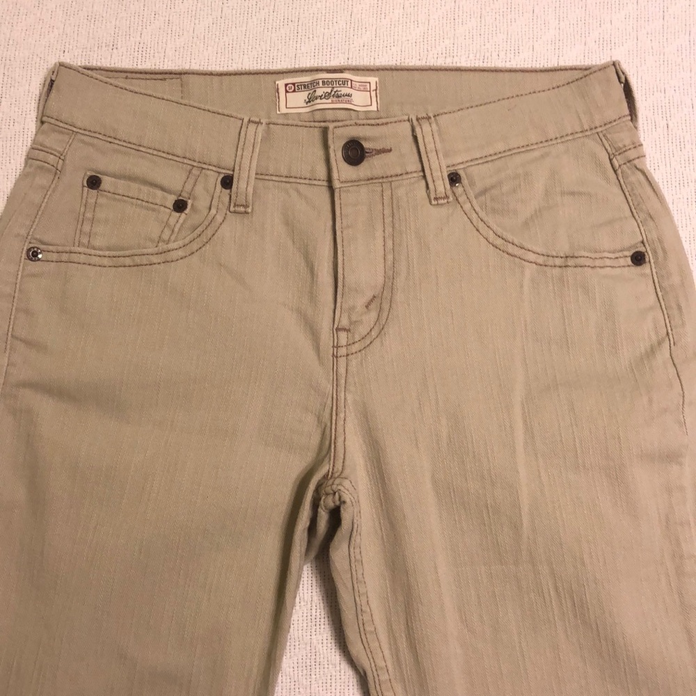 NWOT Levi’s Bootcut Stretch Jeans - Beige - Picture 6 of 8